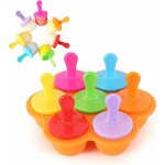 Machine  sucettes glaces en silicne de qualit alimentaire colore (orange) - fei yu