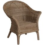 Made in meubles - fauteuil pour enfant en rotin geraldine Made in meubles - fauteuil pour enfant en rotin geraldine