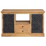 Made in meubles - meuble sous vasque en bois de manguier sahara