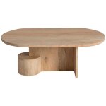 Made in meubles - table basse en bois de manguier edouard