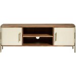 Made in meubles - meuble tv en bois d'acacia et métal andrès Made in meubles - meuble tv en bois d'acacia et métal andrès