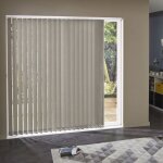 Madecostore - lot de 5 lamelles verticales 89mm screen pour store californien - taupe - l8, 9 x h280cm ...