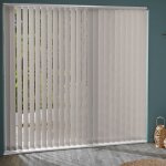 Madecostore - lot de 5 lamelles verticales 89mm unies pour store californien - calcaire - l8, 9 x h280cm ...