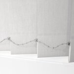 Madecostore - cha�nette basse grise pour store californien � lamelles verticales 89mm