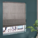 Madecostore - store bateau tamisant chin chambray - taupe - l120 x h160cm