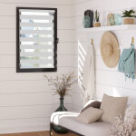 Store enrouleur jour nuit chic sans percer h160cm - blanc - l96 x h160cm