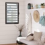 Madecostore ? store enrouleur jour nuit chic 41x160cm ? tissu 100% polyester ? opacit� altern�e ? m�canisme ...