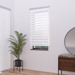 Madecostore - store enrouleur jour nuit avec coffre - gamme must - blanc - l63 x h220cm