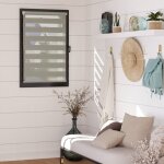 Madecostore - store enrouleur jour nuit pr�t - � - poser sans percer h190cm - taupe - l120 x h190cm