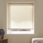 Madecostore - store vnitien lamelles pvc 25mm - beige - l120 x h175cm