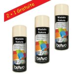 Bombes de peinture, spray peinture nuancier ral, int�rieur et ext�rieur, 400 ml, de madeinnature ivoire ...