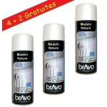 Madeinnature - lot arosol peinture, bombe en spray de 400 ml, spcial radiateurs - radiateur blanc satin ...