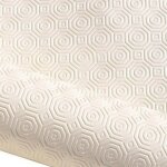 Madeinnature - sous nappe, protection de table blanc, rectangle, dimensions au choix, largeur 150 cm ...