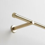 Tringle � rideaux �2, 9x200 cm madura - laiton - alma