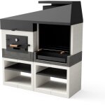 Maestro ferretero - tuozi - cuisine extrieure kitaway otte barbecue + four - 168 x 63 x 192 cm ? barbecue ...