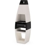 Maestro ferretero - tuozi - barbecue fixe pour bois et charbon modèle ego completa (blanc / noir - 60 ... Maestro ferretero - tuozi - barbecue fixe pour bois et charbon modèle ego completa (blanc / noir - 60 ...