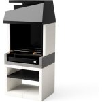 Maestro ferretero - tuozi - barbecue fixe pour bois et charbon modèle kitaway otte (gris / blanc - 84 ... Maestro ferretero - tuozi - barbecue fixe pour bois et charbon modèle kitaway otte (gris / blanc - 84 ...