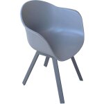 Magazzini cosma - chaise de fauteuil ext�rieur en aluminium moyen darkgrey - darkgrey