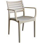 Magazzini cosma - chaise de chaise de jardin en r�sine extractible avec session et lyndon horizontal ...