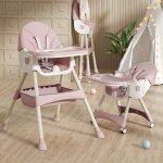 Magicfox - chaise haute pour b�b� enfant 3 en 1 - hauteur r�glable - avec harnais 5 points, plateau amovible ...
