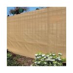 Suinga - brise vue occultant 1, 50 x 10 m�tres beige filet d'ombrage jardin balcon rambardes terrasse ...