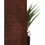 Suinga - brise vue occultant 1 x 5 mtres marron filet d'ombrage jardin balcon rambarde terrasse paravent ...