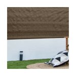 Suinga - brise vue occultant 1 x 50 m�tres marron filet d'ombrage jardin balcon rambardes terrasse paravent ...