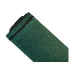 Maillestore - brise - vue 90% - vert / noir - 185gr / m� - boutonni�res vert / noir 2m x 15m