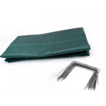 Maillestore - kit : toile de paillage 100g / m� verte + agrafes 100g / m� 1, 25m x 100m vert