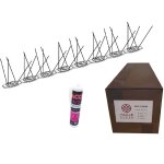 Maillestore - pics anti - pigeons 10 mtres  coller - protection 15  20cm (1 tube colle)
