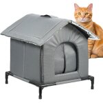 Maison pour chat abri ext�rieur sur�lev� pour chiot et chaton refuge cave