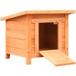 Maison de chat pin massif et sapin 50 x 46 x 43, 5 cm vidaxl