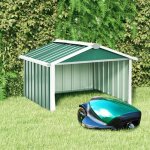 Maison chic - abri de jardin tondeuse robot stockage ext�rieur 92x97x63 cm acier galvanis� vert 13840 ...