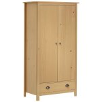 Maison chic - armoire de rangement garde - robe armoire de chambre � 2 portes hill range 89x50x170 cm ...