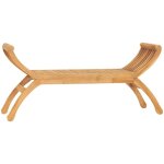 Maison chic - banc de jardin banc d'extrieur banquette 120 cm bois de teck solide 19924