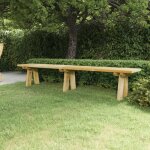 Maison chic - banc de jardin banc d'extrieur banquette 220 cm bois de pin massif imprgn 79024