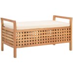 Maison chic - banc de rangement coffre de rangement 93x49x49 cm bois de noyer massif 92061