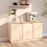 Maison chic - buffet bahut meuble de rangement commode 111x34x60 cm bois massif de pin 63302