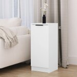Maison chic - buffet bahut meuble de rangement commode blanc 30x30x70 cm bois d'ingnierie 88521
