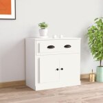 Maison chic - buffet, bahut, meubles de rangement, commodes blanc 70x35, 5x67, 5 cm bois d'ing�nierie ...