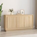 Maison chic - buffet bahut meuble de rangement commode ch�ne sonoma 102x35x55 cm bois d'ing�nierie 27983 ...