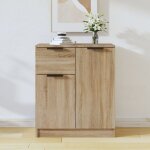 Maison chic - buffet bahut meuble de rangement commode ch�ne sonoma 60x30x70 cm bois d'ing�nierie 38014 ...