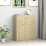 Maison chic - buffet bahut meuble de rangement commode chne sonoma 60x30x75 cm agglomr 43512