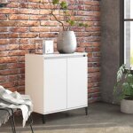 Maison chic - buffet de cuisine buffet bas - meuble de rangement - blanc 60x35x70 cm agglom�r�