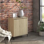 Maison chic - buffet de cuisine buffet bas - meuble de rangement - chne sonoma 60x35x70 cm agglomr ...