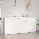 Maison chic - buffet, enfilade, armoire de cuisine blanc 160x36x75 cm agglom�r� pwfn82537 design in