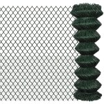 Maison chic - clture  mailles losanges, barrire de scurit en grillage, clture grillage acier ...