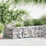 Maison chic - jardinire bac a fleur  gabion acier galvanis 180 x 90 x 50 cm 19334