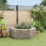 Maison chic - jardini�re bac a fleur lit sur�lev� � gabion hexagonale 160x140x50 cm 31006