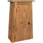Maison chic - meuble de salle de bain armoire latrale de salle de bain pin recycl massif 42x23x70cm ...